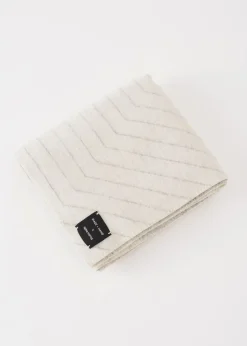 Pinstripe throw