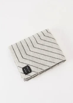 Pinstripe throw