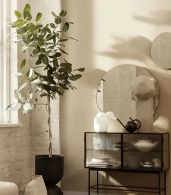 Pond Mirror - Brass edge