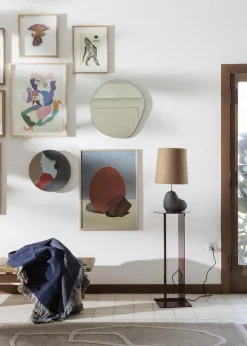 Pond Mirror - Brass edge