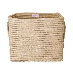 Raffia Square Basket
