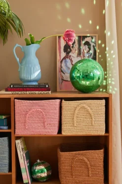 Raffia Square Basket