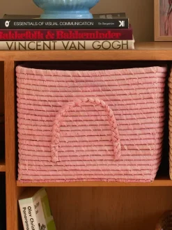 Raffia Square Basket