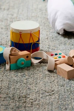 Reversible Rug Twin Vintage Blue