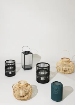 Ripple Lanterns Black (set of 2)