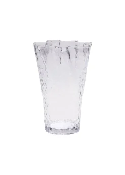 Ruffle Vase Clear