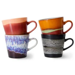70s Americano Mugs (Set of 4)