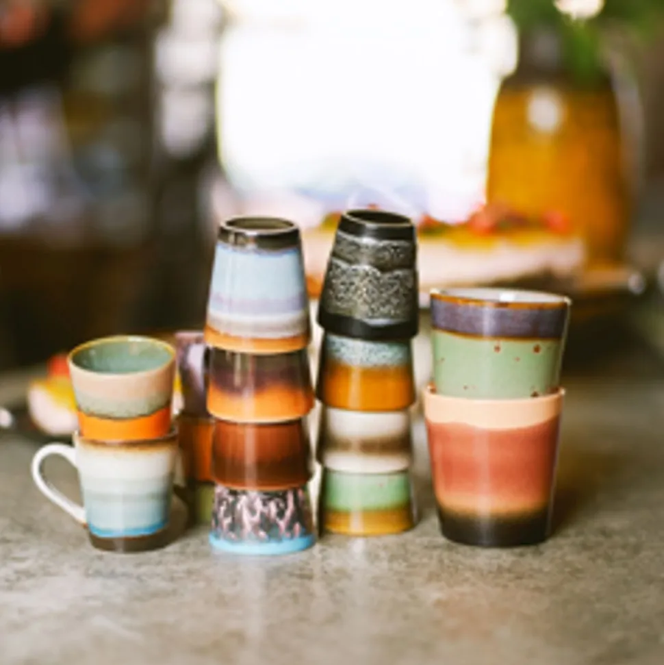 70s Espresso Mugs (Set of 4)