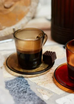 70's Glassware - Saucers (Set Of 4)