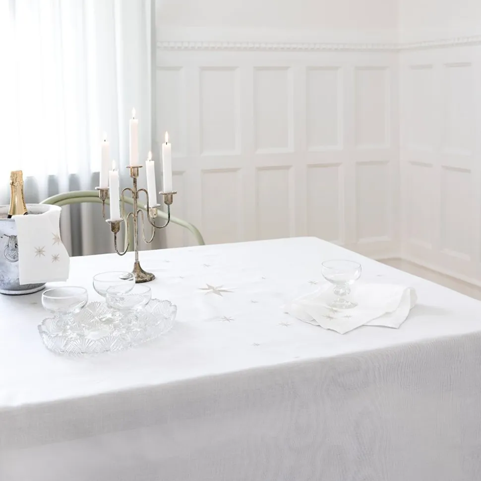 Silver Star Tablecloth