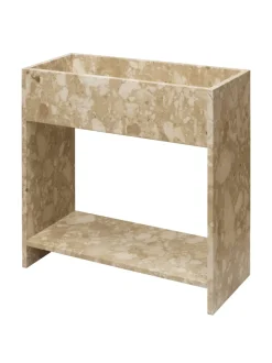 Stone Plant Box With Shelf