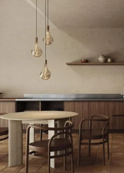 Triple Pendant - White/Black - Voronoi II