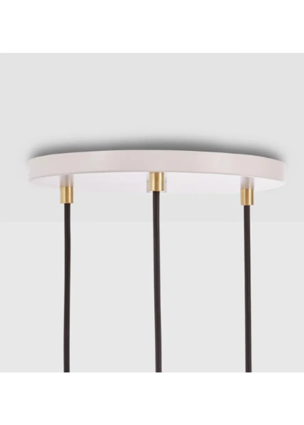 Triple Pendant - White/Black - Voronoi II