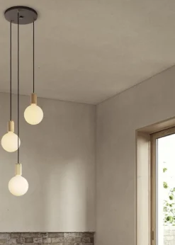 Triple Pendant - White/Black - Sphere IV