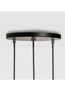 Triple Pendant - White/Black - Voronoi II