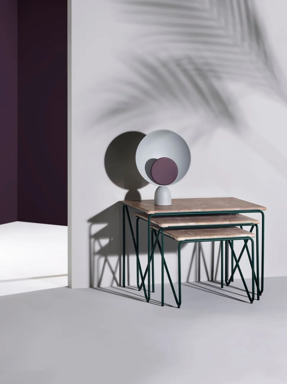 Triptych Nesting Table / By All the way to Paris