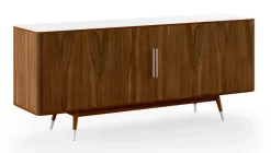 TV-Cabinet w. White Corian Top / AK 2730 by Nissen & Gehl