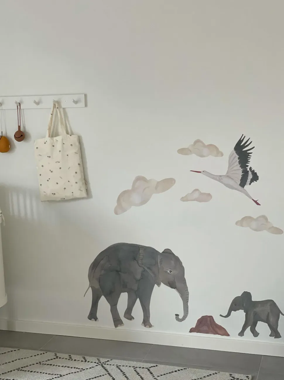 Wallsticker Clouds 5-pack
