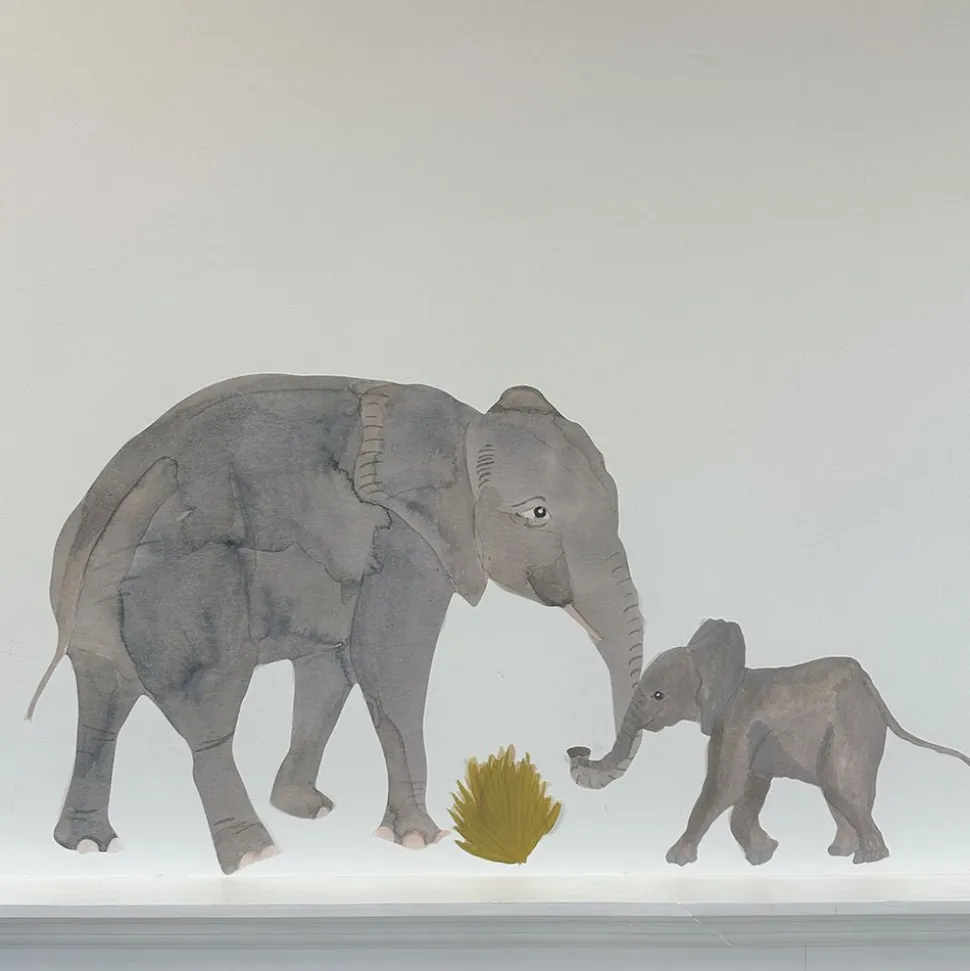 Wallsticker Elephant Baby