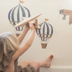 Wallsticker Retro air balloon