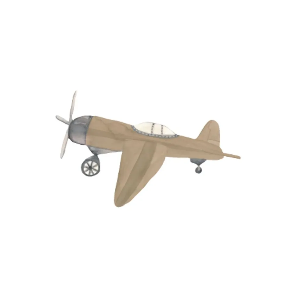 Wallsticker Retro airplane