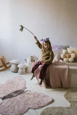 Washable Animal Rug Baby Butterfly