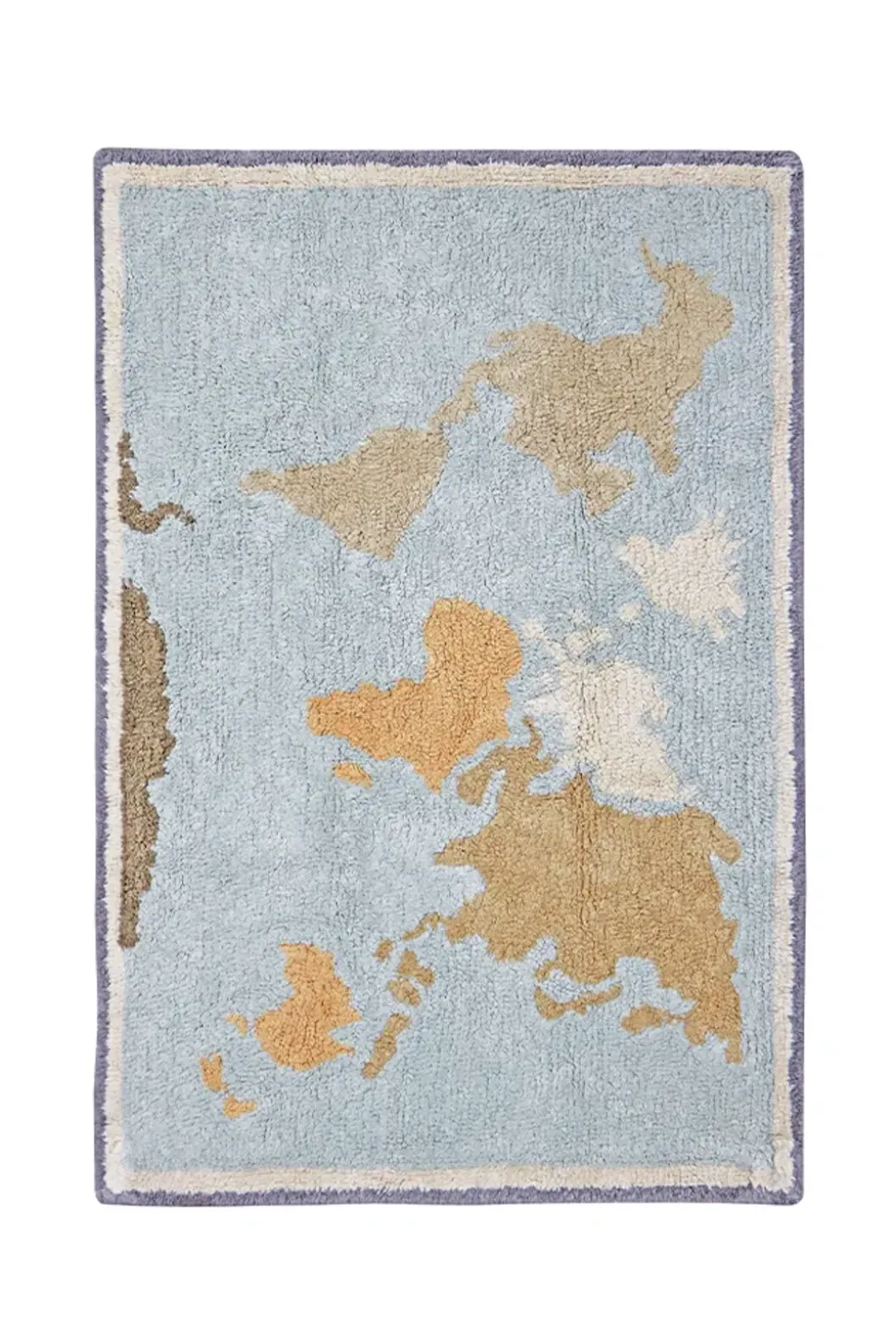 Washable Rug Mini Worldmap