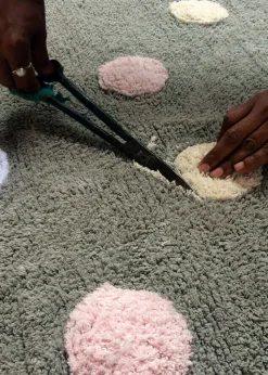 Washable Rug Polka Dots