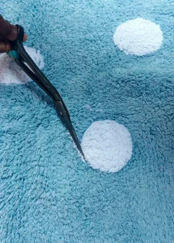 Washable Rug Polka Dots