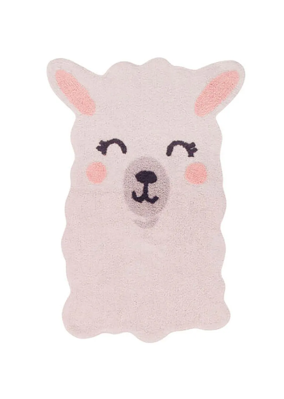Washable Rug Smile Like a Llama