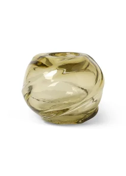 Water Swirl Round Vase
