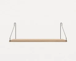 White Oiled Oak Shelf - 60 cm