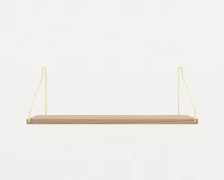 White Oiled Oak Shelf - 60 cm