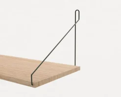 White Stained Oak Shelf - 40 cm